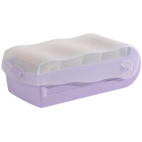 HAN Lernkartei CROCO, A7 quer, pastellblau-transluzent