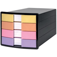 HAN Schubladenbox IMPULS, 4 Schübe, weiß pastell