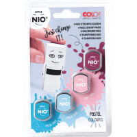 COLOP Stempelkissen LITTLE NIO E R17, Pastelfarben, 4er Set