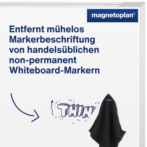magnetoplan Reinigungstuch magnetoCleaner ecoAware, schwarz