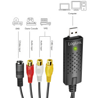 LogiLink USB 2.0 Audio und Video Grabber, schwarz