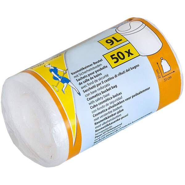 Peggy Perfect Mülleimerbeutel HDPE, 9 - 15 l, transparent