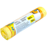 Peggy Perfect Müllsäcke HDPE, 60 Liter, gelb