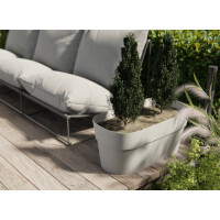 tera Pflanztrog "Sirio", Breite: 780 mm, ash