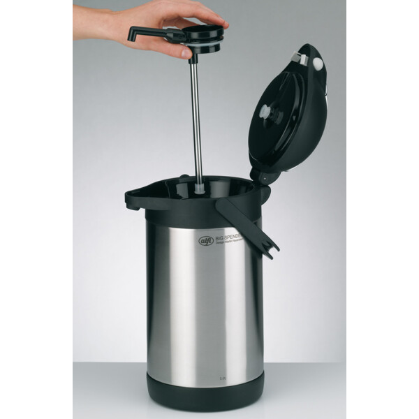 alfi Pump-Isolierkanne BIG SPENDER TT, 3 Liter, Edelstahl