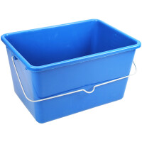 Eimer 5l DURABLE Putzeimer BUCKET, 9,5 Liter, Rechteckig, Blau Eimer Kunststoff