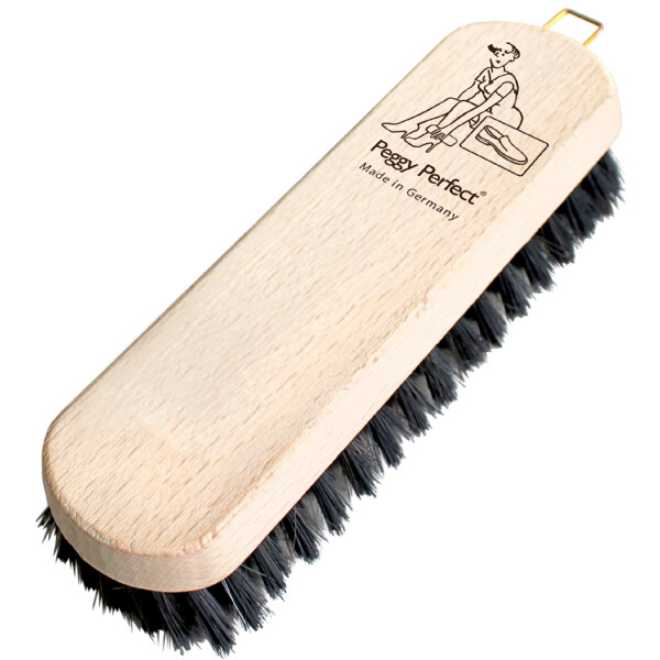 Peggy Perfect Schuhb&uuml;rste "&Ouml;ko", Holz, dunkle Borste