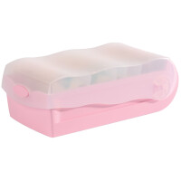 HAN Lernkartei CROCO, A7 quer, pastellgrün-transluzent