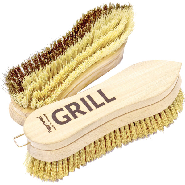Peggy Perfect Drahtb&uuml;rste "GRILL", Holz natur, spitz
