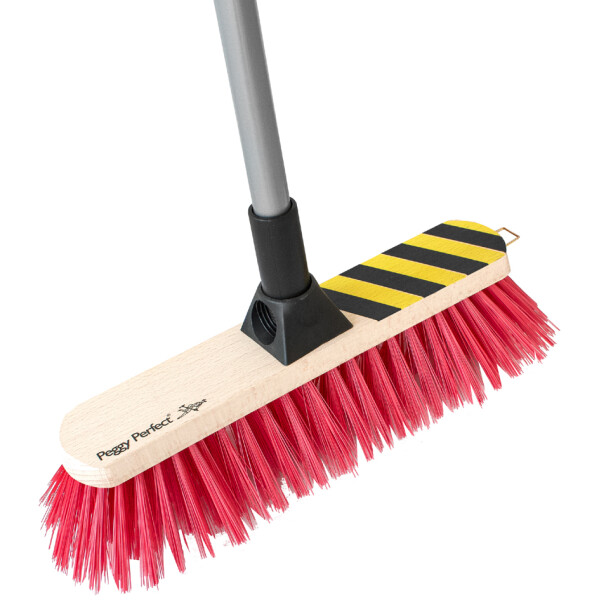 Peggy Perfect Besen mit Stiel "Attention", Breite: 300 mm
