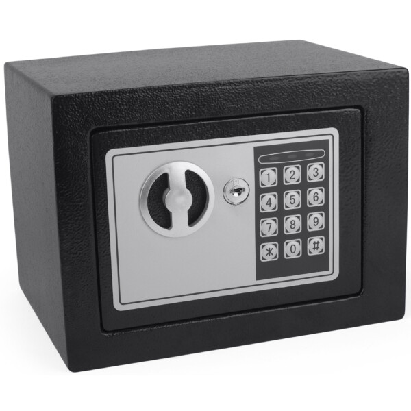 pavo Mini-Tresor, mit Elektronikschloss, weiß
