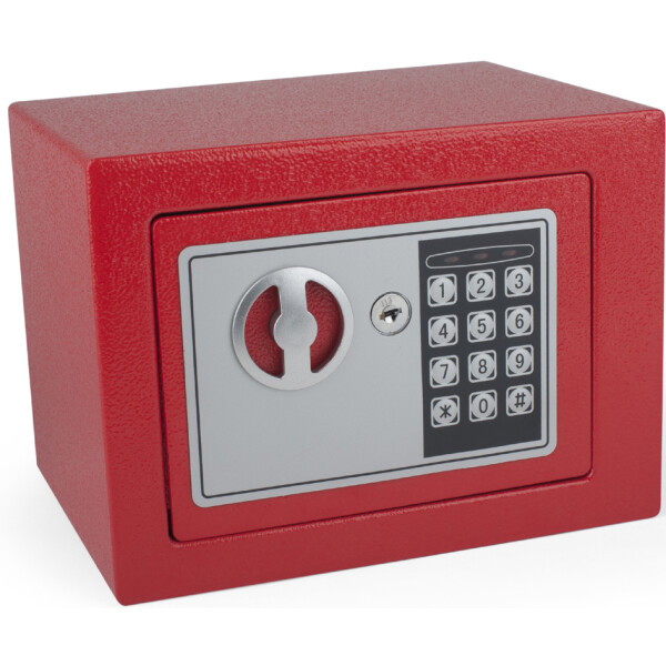 pavo Mini-Tresor, mit Elektronikschloss, weiß