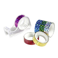 folia Holographischer Deko-Klebefilm inkl. Abroller