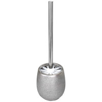 Peggy Perfect WC-Garnitur, Topf rund, Keramik, silber