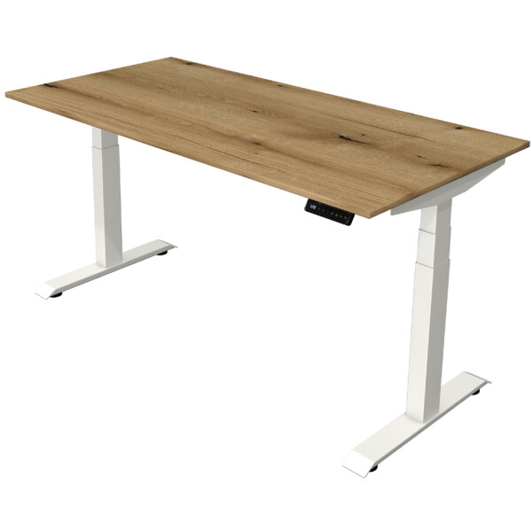 kerkmann Sitz-Steh-Schreibtisch Move 4, (B)1.200 mm, weiß