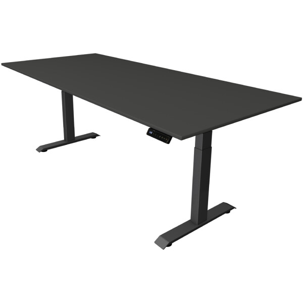 kerkmann Sitz-Steh-Schreibtisch Move 4, (B)1.600 mm, grau