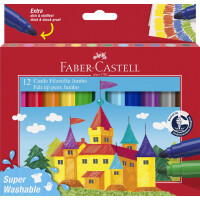 FABER-CASTELL Fasermaler JUMBO Superwashable, 24er Etui