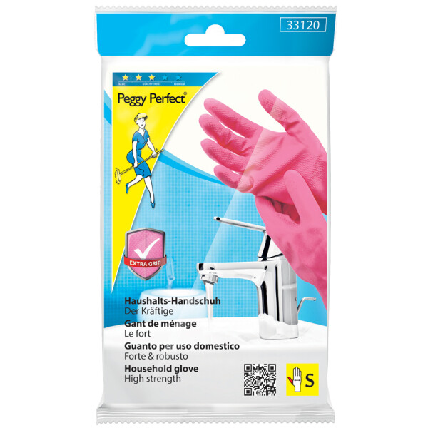 Peggy Perfect Latex-Universal-Handschuh Extra Grip, S