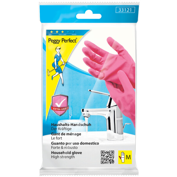 Peggy Perfect Latex-Universal-Handschuh Extra Grip, S