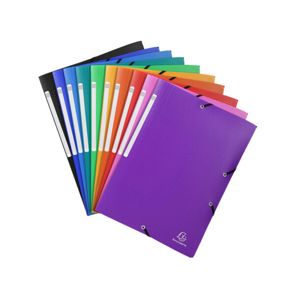 EXACOMPTA Eckspannermappe, DIN A4, PP, hellblau