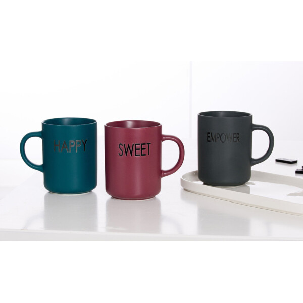 Ritzenhoff &amp; Breker Kaffeebecher GRAU EMPOWER, 390 ml