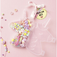 folia Perlen-Mix UNICORN, 170 Teile