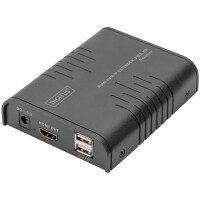 DIGITUS HDMI KVM IP Extender Set, Full HD, 120 m