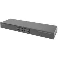 DIGITUS 19" HDMI KVM Switch Single View, 8-Port