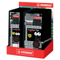STABILO Creative Tips ARTY BLACK SHADING, Etui-Display
