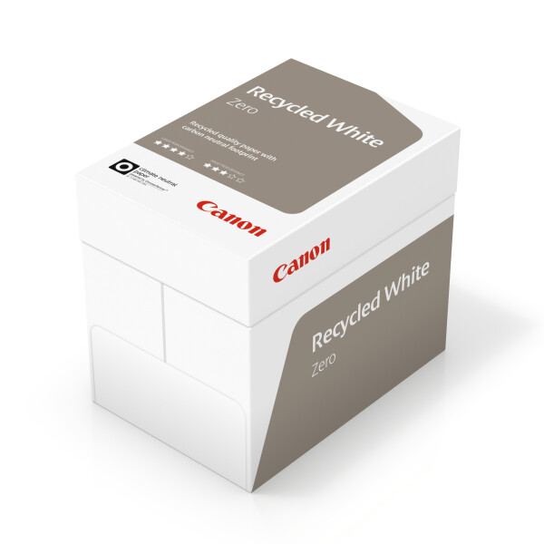 CANON Recycled White Zero Recyclingpapier weiß A4 80g - 1/2 Palette (50.000 Blatt)