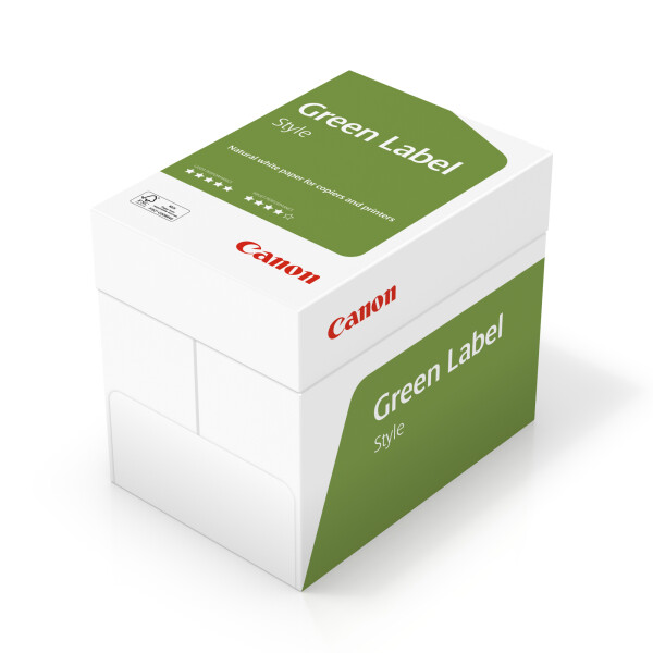 CANON Green Label Style Naturpapier naturweiß A4 80g - 1/2 Palette (50.000 Blatt)