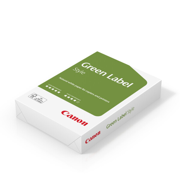 CANON Green Label Style Naturpapier naturweiß A4 80g - 1/2 Palette (50.000 Blatt)