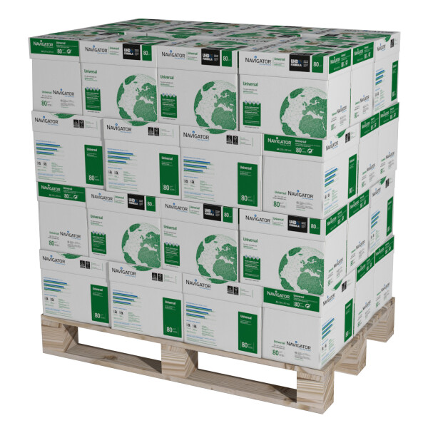 NAVIGATOR Universal Premiumpapier hochweiß A3 80g - 1 Palette (50.000 Blatt)