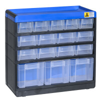 allit Kleinteilemagazin VarioPlus Pro 29 32, 16 Fächer