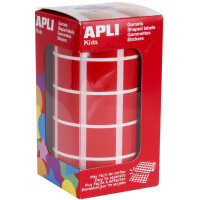 APLI Kids Sticker Creative "Quadrat", auf Rolle, blau