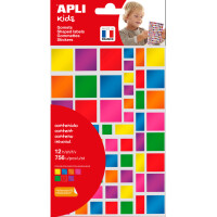 APLI kids Sticker "Quadrat", Metallicfarben,...