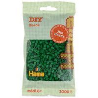 Hama Bügelperlen Bio midi, mittelrot, im Beutel