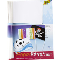 folia Papierfähnchen, DIN A5, Stablänge 400 mm,...