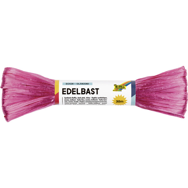 folia Edelbast, 30 m B&uuml;ndel, eosin