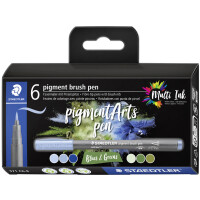 STAEDTLER Fasermaler pigment brush pen "Reds &...