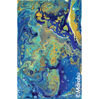 Marabu Super Cell Pouring Mix-Set GALAXY, 4 x 60 ml