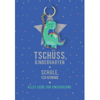 CACTUS Schulanfangs-Grußkarte "Dino"