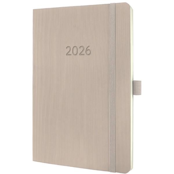 sigel Buchkalender Conceptum 2026, ca. DIN A5, rot