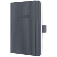 sigel Taschenkalender Conceptum 2026, ca. DIN A6, taupe