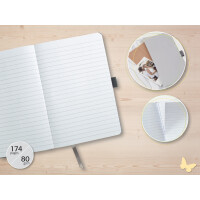 sigel Notizbuch Jolie Flair, Kunstleder, DIN A6, rostbraun