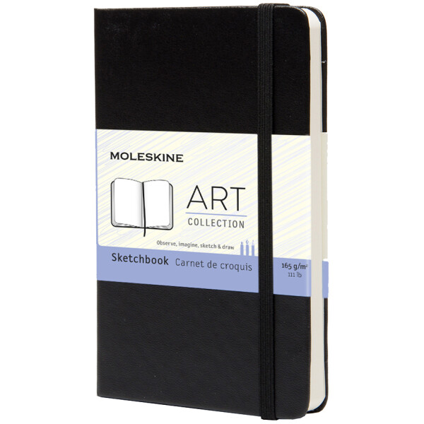 MOLESKINE Skizzenbuch L A5, 165g qm, Hardcover, schwarz