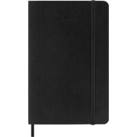MOLESKINE Taschenkalender 2026, Wochen, P A6, schwarz