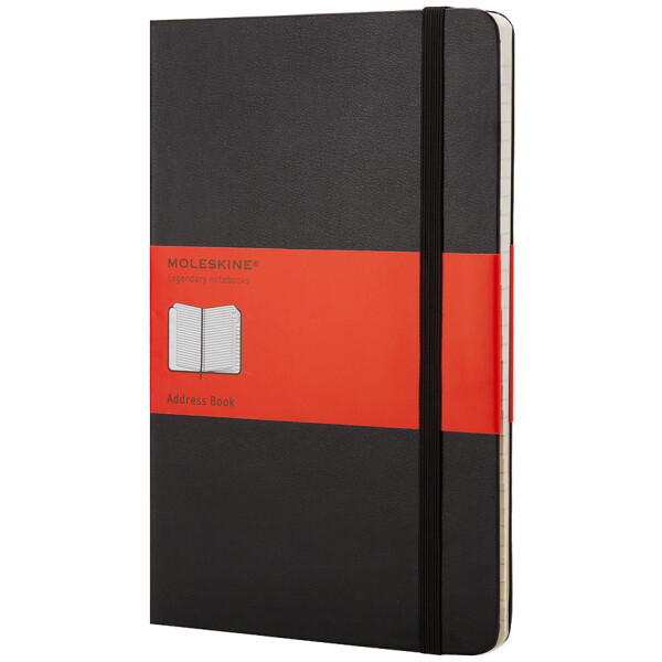 MOLESKINE Adressbuch, P A6, liniert, Hardcover, schwarz