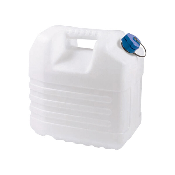 EDA Wasserkanister, 20 Liter, mit Ausgießer, weiß