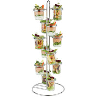 APS Serviergestell für 12 Weck-Gläser, chrom